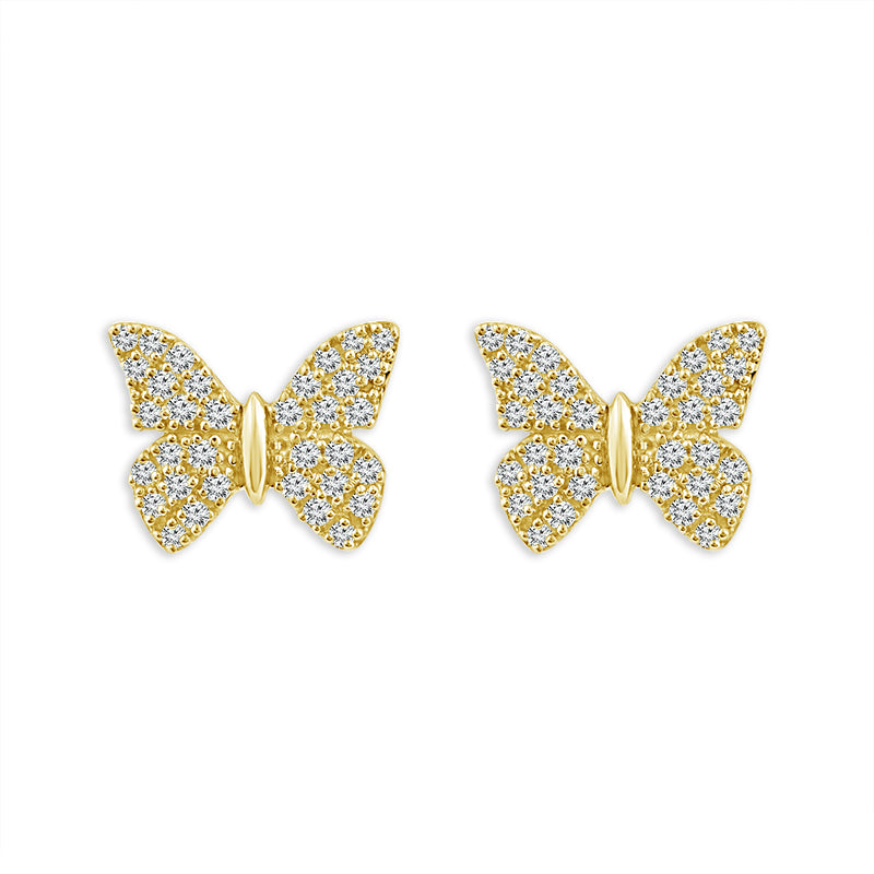 Diamond Fashion Earrings 0.25 ct tw 10k Yellow Gold