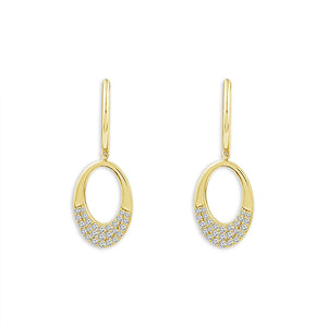 Diamond Fashion Earrings 0.33 ct tw 10k Yellow Gold