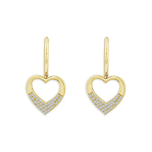 Diamond Fashion Earrings 0.33 ct tw 10k Yellow Gold