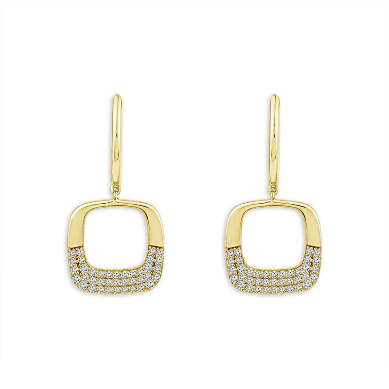 Diamond Fashion Earrings 0.33 ct tw 10k Yellow Gold