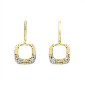 Diamond Fashion Earrings 0.33 ct tw 10k Yellow Gold