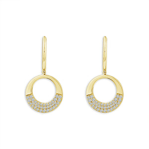 Diamond Fashion Earrings 0.33 ct tw 10k Yellow Gold