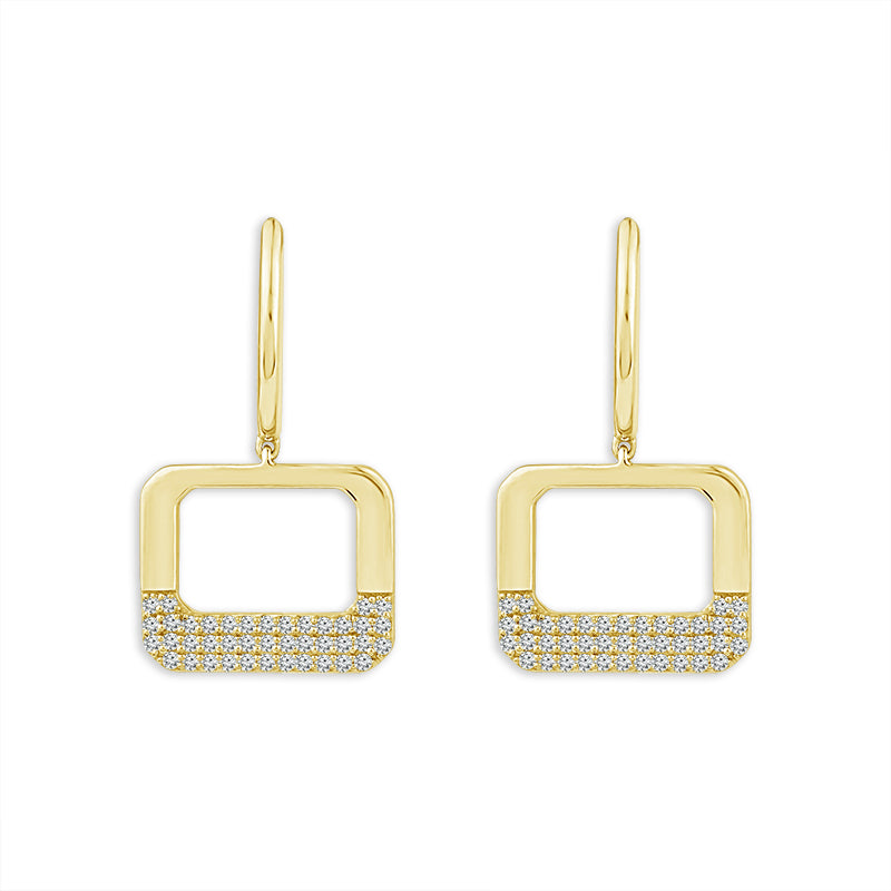Diamond Fashion Earrings 0.33 ct tw 10k Yellow Gold