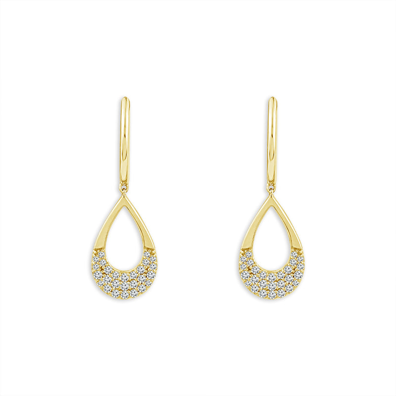 Diamond Fashion Earrings 0.33 ct tw 10k Yellow Gold