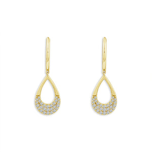 Diamond Fashion Earrings 0.33 ct tw 10k Yellow Gold