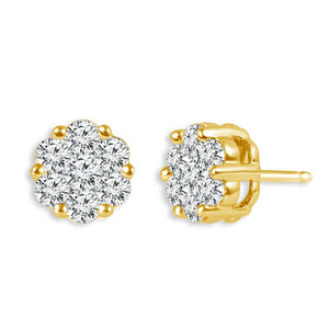 Diamond Fashion Earrings 0.75 ct tw 14k White Gold