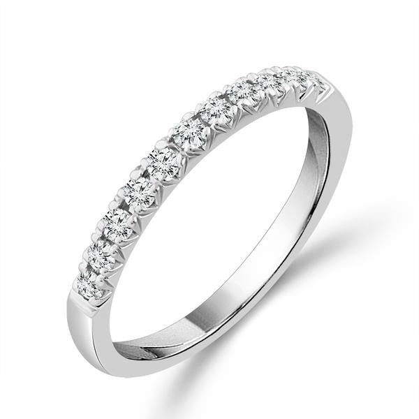 Diamond Band 0.11 ct tw 14k White Gold