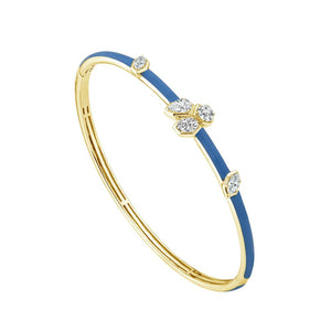 Diamond Fashion Bangle 1 ct tw 14k Yellow Gold