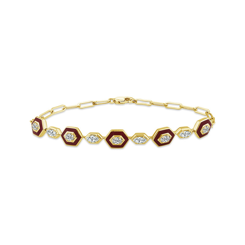 Diamond Fashion Bracelet 1 ct tw 14k Yellow Gold