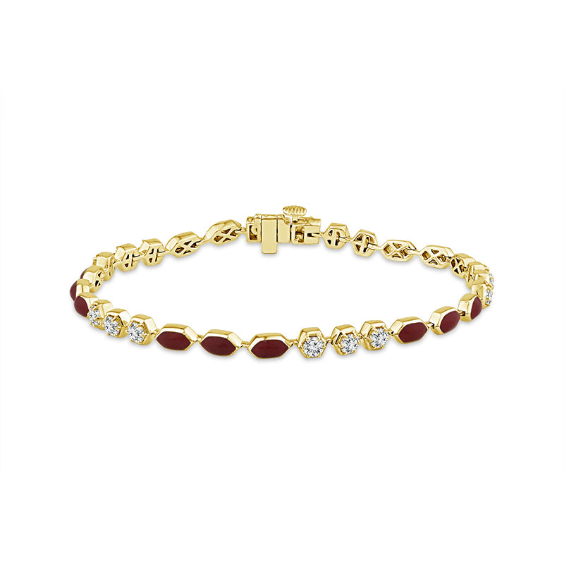 Diamond Fashion Bracelet 1.50 ct tw 14k Yellow Gold