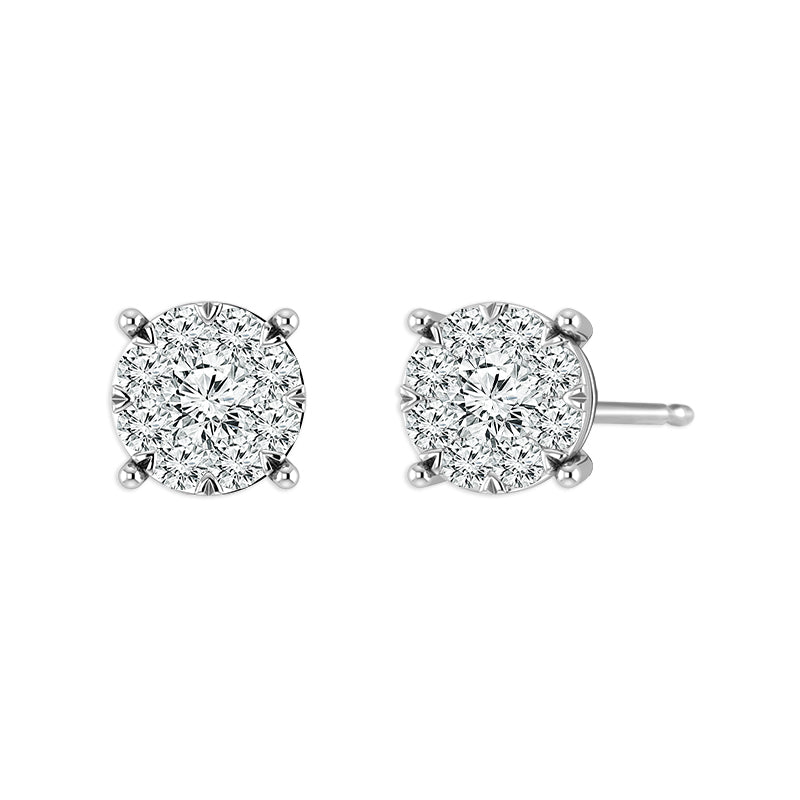 Diamond Fashion Earrings 0.5 ct tw 14k White Gold