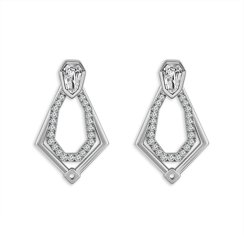 Diamond Fashion Earrings 1 ct tw 14k Rose Gold