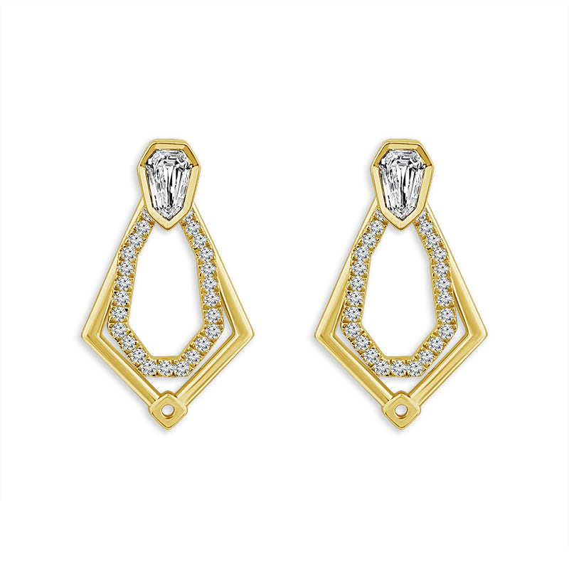 Diamond Fashion Earrings 1 ct tw 14k Rose Gold