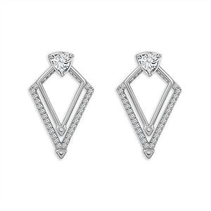 Diamond Fashion Earrings 1.50 ct tw 14k Rose Gold