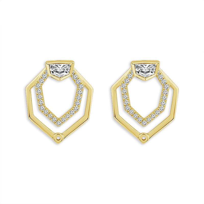 Diamond Fashion Earrings 1 ct tw 14k Yellow Gold