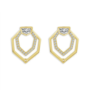 Diamond Fashion Earrings 1 ct tw 14k Yellow Gold