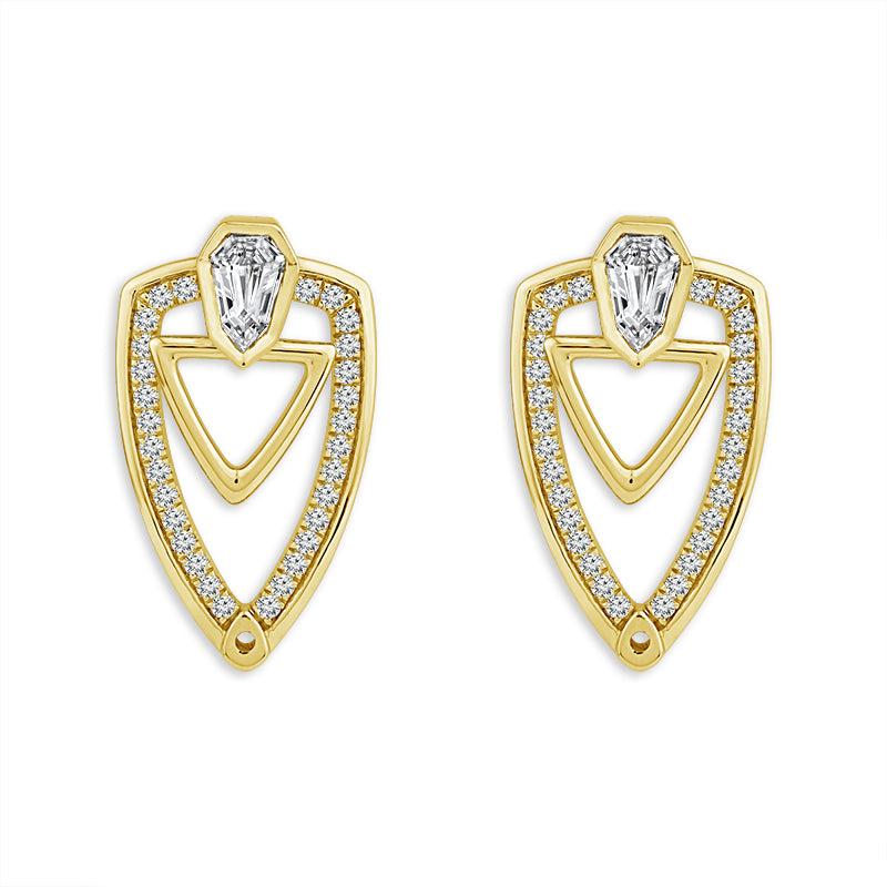 Diamond Fashion Earrings 1 ct tw 14k Yellow Gold