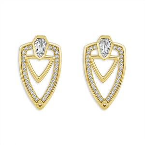 Diamond Fashion Earrings 1 ct tw 14k Yellow Gold