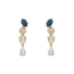 Diamond Fashion Earrings 1 ct tw 14k Yellow Gold