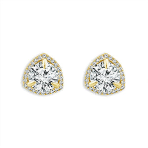 Diamond Fashion Earrings 3.25 ct tw 14k Yellow Gold