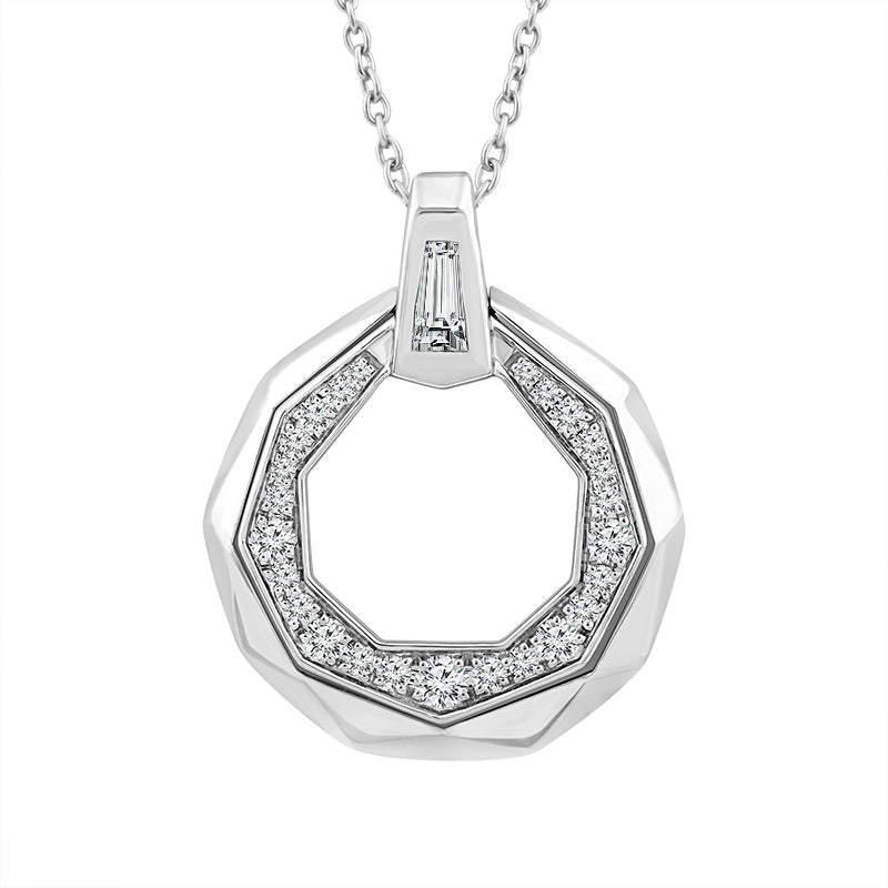 Diamond Fashion Pendant 0.63 ct tw 14k White Gold