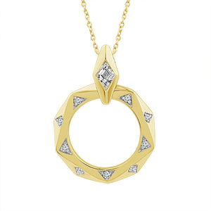 Diamond Fashion Pendant 0.33 ct tw 14k Yellow Gold