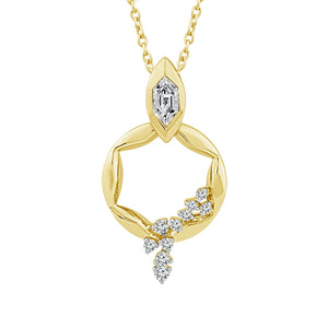 Diamond Fashion Pendant 0.40 ct tw 14k Yellow Gold