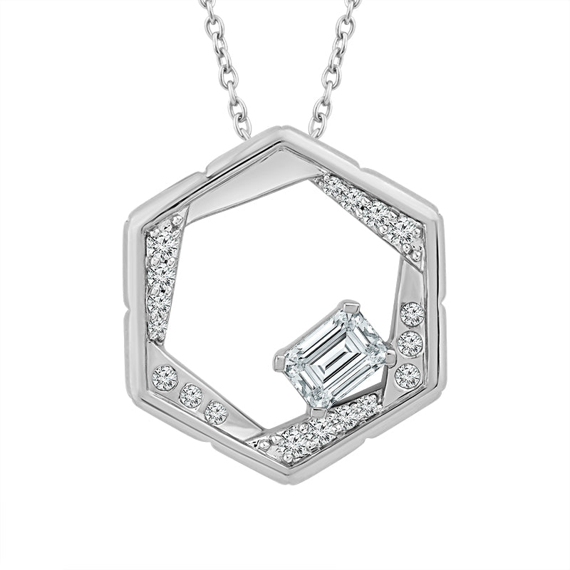 Diamond Fashion Pendant 0.63 ct tw 14k Yellow Gold