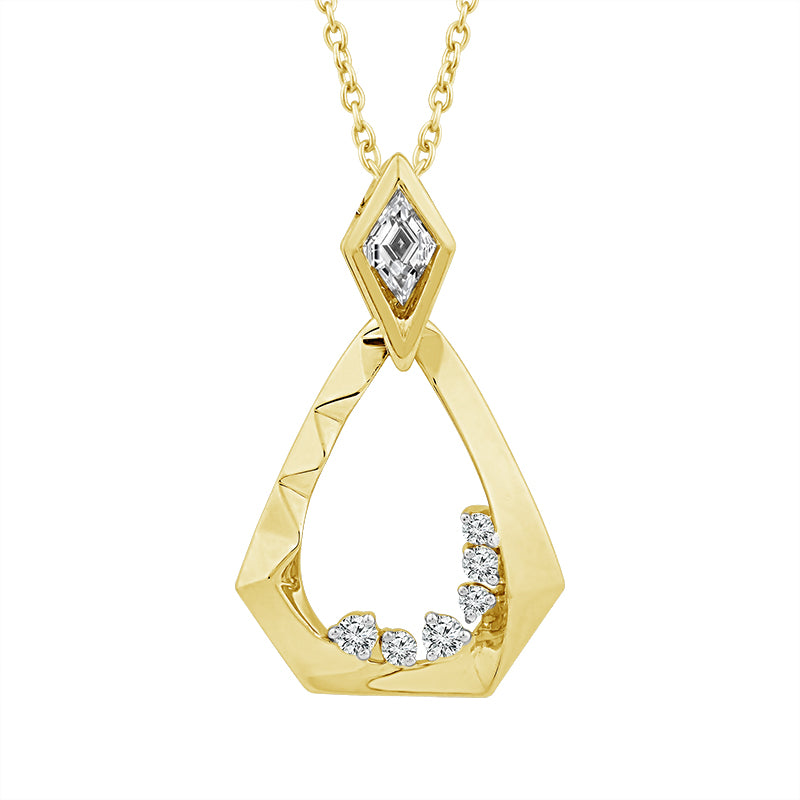 Diamond Fashion Pendant 0.50 ct tw 14k Yellow Gold