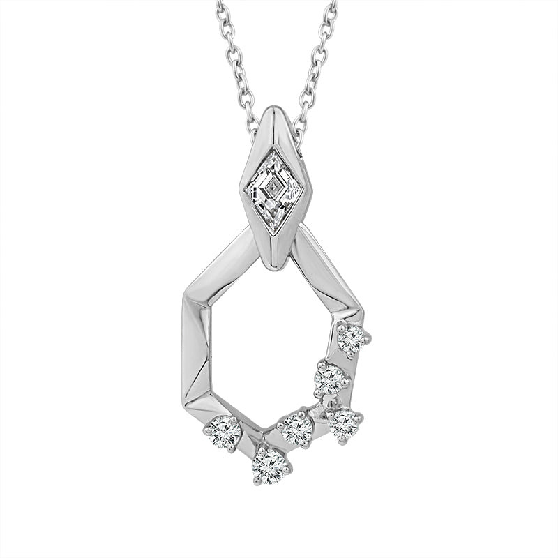 Diamond Fashion Pendant 0.40 ct tw 14k White Gold