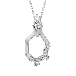 Diamond Fashion Pendant 0.40 ct tw 14k White Gold