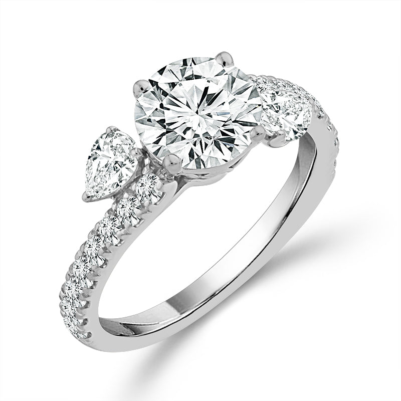 Diamond 3-Stone Ring 2.25 ct tw 14k Yellow Gold