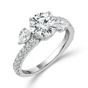 Diamond 3-Stone Ring 2.25 ct tw 14k Yellow Gold
