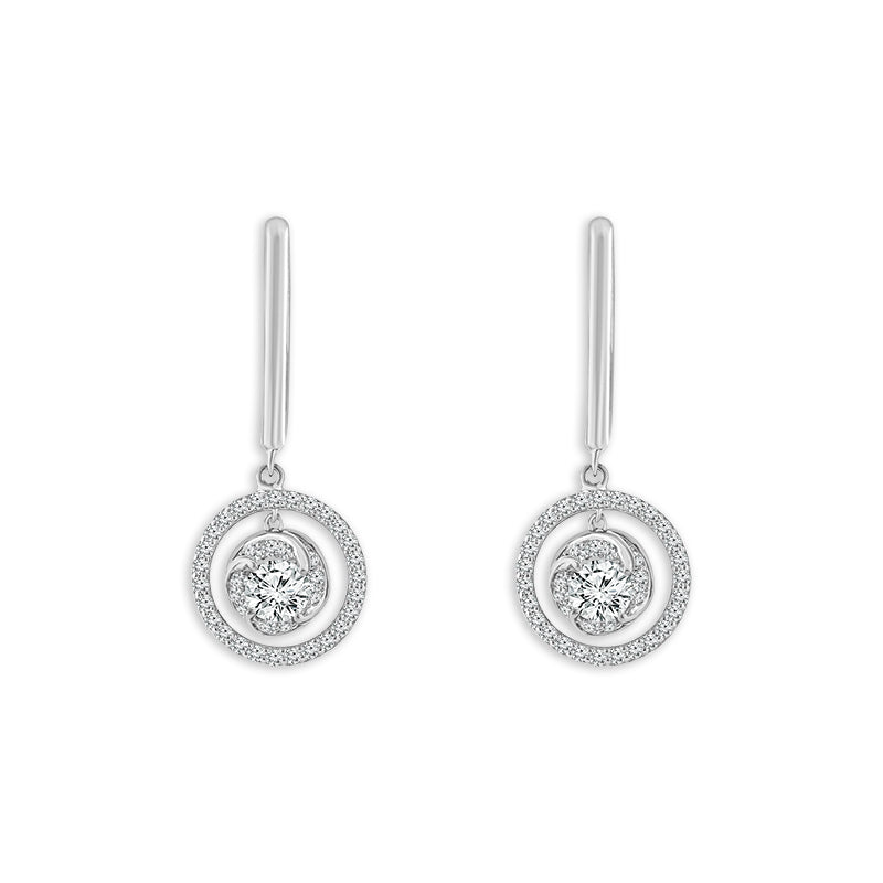 Diamond Fashion Earrings 1 ct tw 14k Yellow Gold