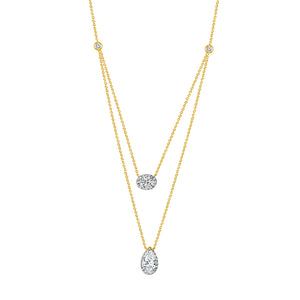Diamond Fashion Necklace 1.50 ct tw 14k Yellow Gold