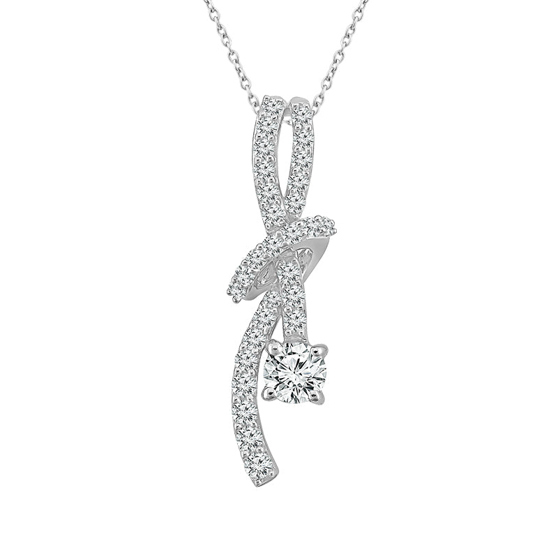 Diamond Fashion Pendant 0.50 ct tw 14k White Gold