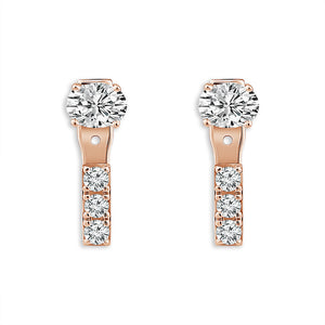 Diamond Fashion Earrings 1 ct tw 14k Yellow Gold