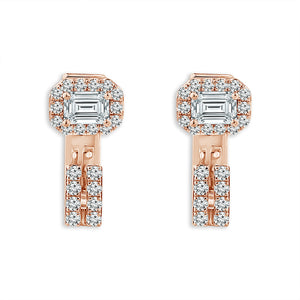 Diamond Fashion Earrings 1 ct tw 14k Yellow Gold