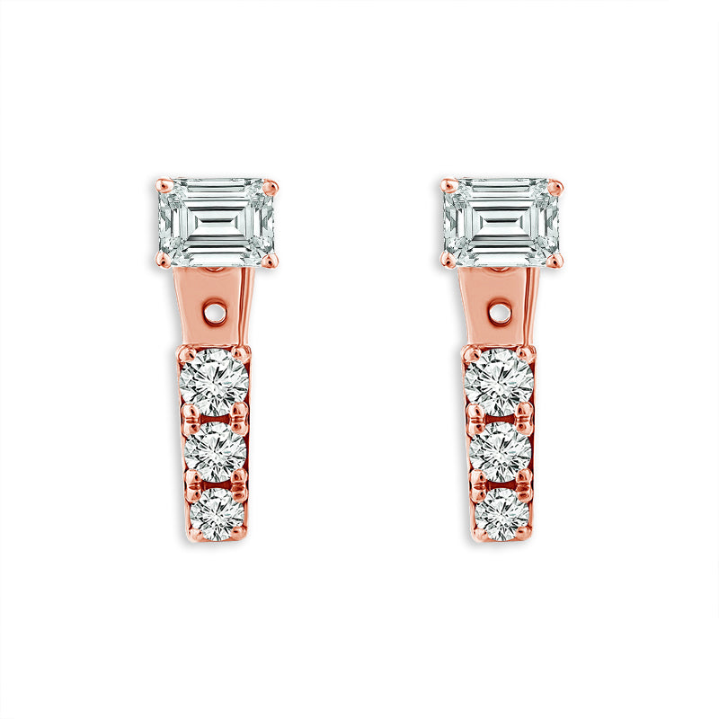 Diamond Fashion Earrings 1 ct tw 14k Yellow Gold