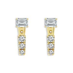Diamond Fashion Earrings 1 ct tw 14k Yellow Gold