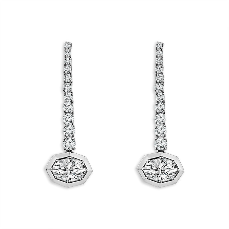 Diamond Fashion Earrings 1.63 ct tw 14k Yellow Gold