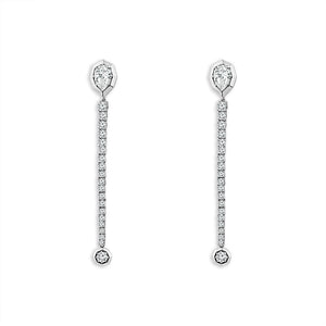 Diamond Fashion Earrings 1.50 ct tw 14k Yellow Gold