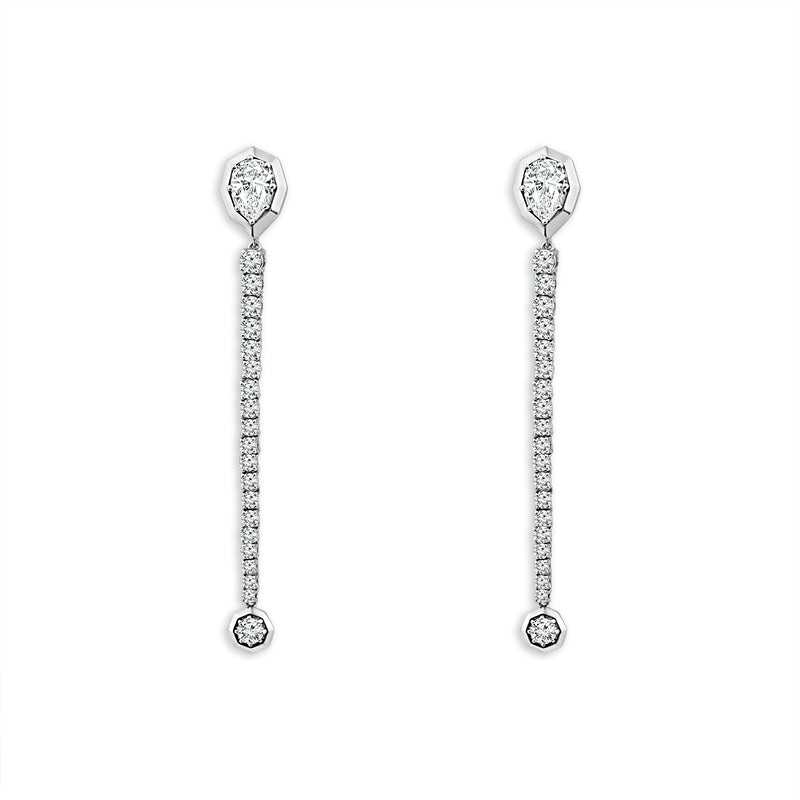 Diamond Fashion Earrings 1.50 ct tw 14k Yellow Gold