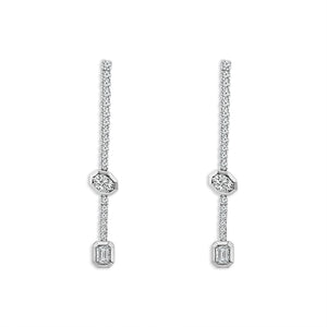 Diamond Fashion Earrings 1.63 ct tw 10k Yellow Gold