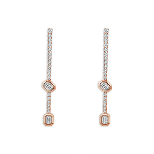 Diamond Fashion Earrings 1.63 ct tw 10k Yellow Gold