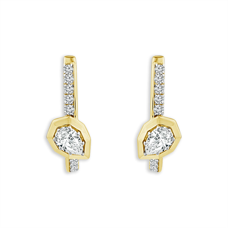 Diamond Fashion Earrings 0.40 ct tw 10k Yellow Gold