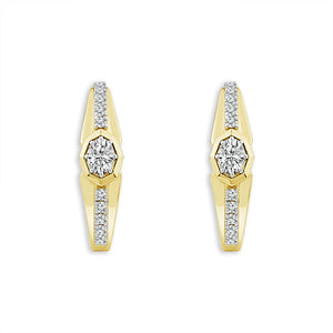 Diamond Fashion Earrings 0.50 ct tw 10k Yellow Gold