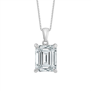 Diamond Solitaire Pendant 2 ct tw 14k Yellow Gold