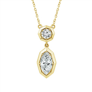 Diamond Fashion Pendant 0.63 ct tw 14k Yellow Gold