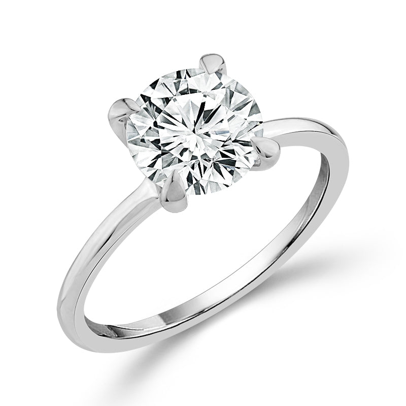 Diamond Solitaire Ring 2 ct tw 14k Yellow Gold
